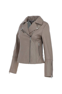 Chaqueta de Punto de Poliéster para Mujer, Estilo Motero, Manga Larga, Casual, Ajustada, Color Sólido, con Cremallera, Impermeable y Transpirable - Product Image 6