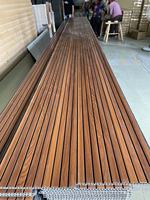 Paneles Acanalados de PVC Machihembrados de 300*8/8.5/9/9.5mm para Falso Techo, Plafón o Cielo Raso para Hotel con Sistema de Rejilla de Fácil Instalación