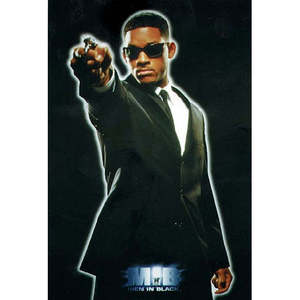 Modern Men in Black <b>Poster</b> for Wall Decor Made of Paper - Product Image 1