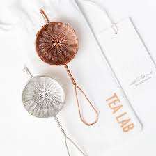 Juego de tintadores de tazas de té de latón, mango de acero inoxidable, herramienta de cocina para el hogar, coladores de lavado, coladores, herramienta de Metal duradera - Product Image 5