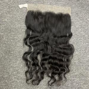 Cabello humano de alta calidad al por mayor 100% Virgen sin procesar Un donante Proveedores de cabello ondulado camboyano natural Cabello de tendencia superior - Product Image 5