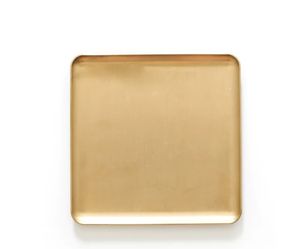 Vaisselle décorative ronde en fer de plateau de service de nourriture en métal solide fait à la main pour la maison mariage et fête - Product Image 3