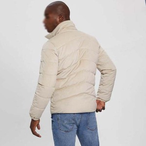 High Street Veste polaire d'hiver personnalisée pour hommes Tissu en toile Manteau conçu par OEM - Product Image 6