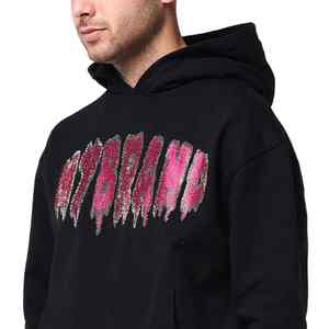 Sudadera con capucha personalizada para hombre, con logotipo impreso, de forro polar premium, cálida y acogedora, ideal para uso diario y para la marca de tu empresa. - Product Image 2