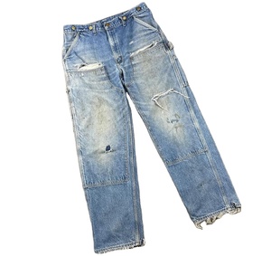 Pantalones vaqueros de mezclilla de calle de verano de fabricante personalizado para hombre, pantalones de lavado ácido con aspecto desgastado rasgado recto de doble rodilla - Product Image 1