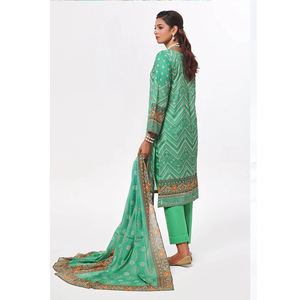 Conjunto de Shalwar Kameez de 3 Piezas para Mujer, Bordado Completo, de Alta Calidad, Secado Rápido, Ligero, para Todas las Temporadas, MOQ Bajo, Estilo Indio, 2025 - Product Image 2