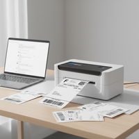 Printer Label dan Stiker Thermal Langsung Milestone MHT-L1081 4x6 USB untuk Usaha Kecil Tersedia