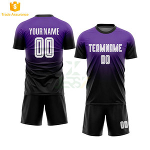 เสื้อฟุตบอลสโมสรสำหรับผู้ใหญ่แบบแห้งเร็ว พิมพ์ลายโลโก้ตามสั่ง ผลิตจากโพลีเอสเตอร์ 100% สำหรับทีมฟุตบอลมืออาชีพ 男女  ชุดกีฬา - Product Image 1