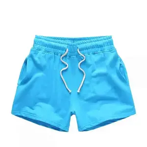 Benutzer definierte Logo Swim Cool Fit Trunks Lose Männer Kleidung Board Short Swim Solid Plain Dye Casual Shorts