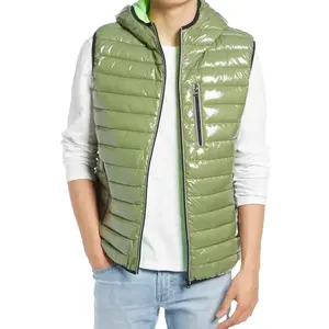 Vestes en duvet surdimensionnées pour hommes avec logo personnalisé Vestes en duvet respirantes Manteau chaud et lourd à bulles d'hiver - Product Image 1