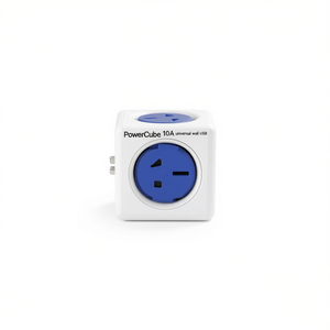 Adaptateur mural universel PowerCube 10A multifonctionnel avec 4 prises US/AU et 2 ports de charge USB - Product Image 2