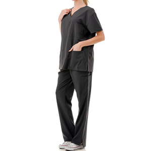 Tenues d'été pour salons de beauté, ensembles de gommages pour hommes et femmes, logo personnalisé, uniformes écologiques pour infirmières et médecins, en Spandex/Polyester - Product Image 3