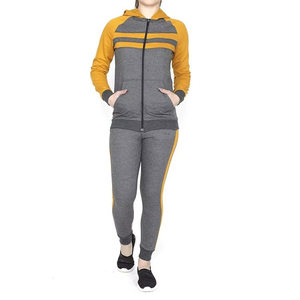 Ensemble de survêtement d'hiver pour femme de créateur de mode, unique, avec capuche, jogging, strass, imprimé uni, technique d'entraînement, deux pièces - Product Image 1