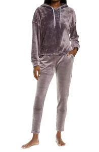 OEM Factory's New Fashion Heavy Weight 100% Cotton Velour Hoodie para hombres y niños Bordado Invierno Oversized Velvet Hoodies - Product Image 5