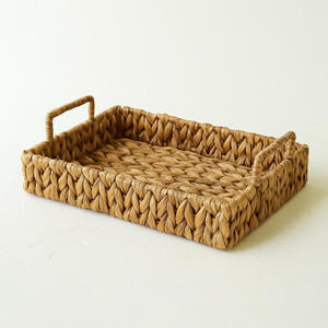 Plateau de présentation de bijoux artisanal le plus vendu, plateaux en jacinthe d'eau à bas prix, qualité supérieure - Product Image 1