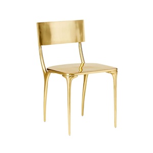 Silla Metálica Versátil Fabricada con una Estructura de Acero Duradera Diseñada para Mejorar los Interiores del Hogar y Ofrecer un Asiento Confortable - Product Image 2