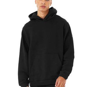 เสื้อฮู้ดของผู้ชายผ้าฝ้าย100% แบบสวมหัวมีฮู้ดกำหนดโลโก้420Gsm ระบายอากาศได้ - Product Image 5