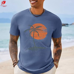 Vente directe d'usine, t-shirts imprimés graphiques, coton doux, vêtements de sport, confortables pour tous les jours, faible MOQ, service OEM - Product Image 4