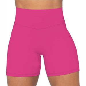 2025 New Premium Quality High Elastic Yoga Shorts Seamless High & Low Waist Gym Fitness <b>Leggings</b> Solid <b>Pattern</b> - Product Image 6