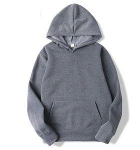 Vente chaude Hommes À Capuche Automne Hiver Personnalisé Solide Couleur Hoodies Street Wear Tricoté Tenue Décontractée Hommes bases coton mélangé - Product Image 4