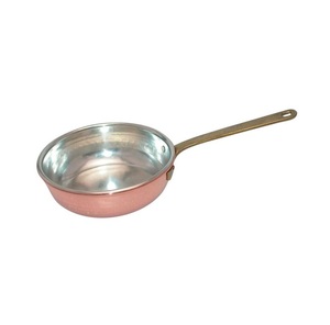 Poêle à frire en cuivre avec poignée élégante, compatible avec les cuisinières à gaz écologiques, poêle avec couvercle pour la maison et les restaurants - Product Image 1