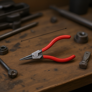 Pince à bec droit USAG pour circlips externes – Outil de haute qualité pour un fixation sécurisée - Product Image 3