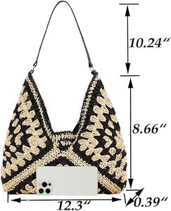 Bolso de mano contemporáneo de estilo Boho de macramé para mujer con encanto rústico atemporal e inspiración vintage - Product Image 4