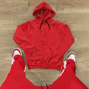 Vente en gros Design personnalisé 400 + gsm survêtement avec broderie en détresse | Joggers baggy et ensemble de sweat à capuche | Survêtement évasé pour hommes - Product Image 3