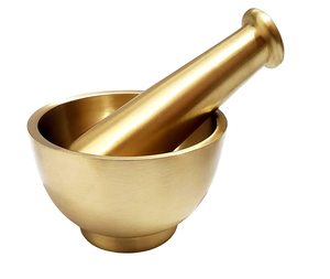 Juego de granos de cocina de alta calidad 2024, olla de ajo de Metal inoxidable personalizada, mortero y Maja de acero - Product Image 1