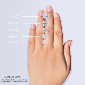 Bague solitaire en or 18 carats avec diamant de laboratoire taille radiant – Collection de bagues de luxe - Product Image 2