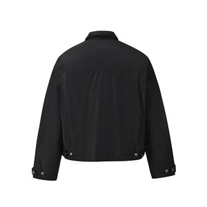 Blouson Bomber en Toile Épaisse et Respirante pour Homme, Style Casual d'Hiver, avec Logo sur le Devant, Doublure en Cachemire et Manches Papillon - Product Image 3