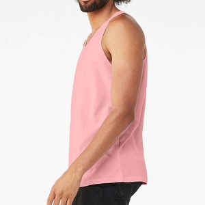 100% Coton Respirant Adulte Unisexe Jersey Gym Débardeur Homme - Product Image 4