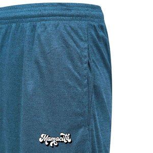 Short d'entraînement décontracté pour homme avec logo Short de gym en spandex tricoté Style respirant à séchage rapide Motif solide en tissu polyester - Product Image 2