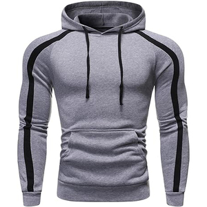 Haute qualité 100% coton unisexe pull à capuche Logo personnalisé en vrac sweats à capuche surdimensionnés pour hommes teint uni pour le printemps - Product Image 3