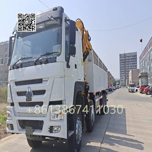 Cnhtc sinotrik Howo 6 x4 z1257v4647b1 יורו 2 340-380hp משאית מטען עם מנוף מתקפל - Product Image 2