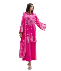 Ndian eady to broear mbroided Lawn akiakistani Suit For omen Eid vestidos para mujer indio paquistaní - Product Image 1