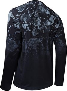 Customized Men'S Quick-Dry <b>Sun</b> <b>Protection</b> Hoodie With Face Mask Camo Fishing Shirts Long Sleeve Upf Uv Fishing Shirt Wear - Product Image 2