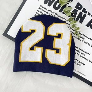 Chapeau béret pour enfants en jacquard mohair 100% acrylique de haute qualité, vente en gros personnalisée, tricot d'hiver, motif ajustable, streetwear - Product Image 4