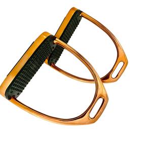 Recién llegado, estribos profesionales para montar a caballo para adultos, empuñadura de seguridad de acero inoxidable, suministro OEM de fábrica ecuestre - Product Image 3