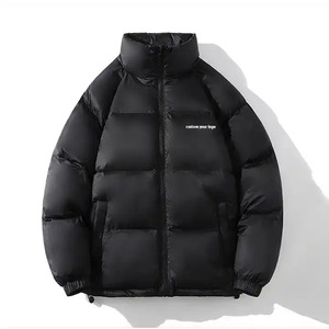 Veste matelassée en duvet de haute qualité pour hommes personnalisé brodé chaud épaissir bulle hommes les manteaux d'hiver en duvet - Product Image 4