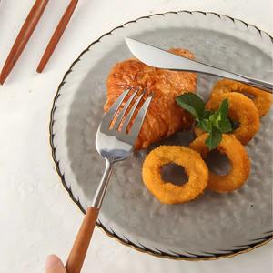 Couverts en bois fins avec des têtes rondes argentées pour les dîners formels, les hôtels, les restaurants et un usage professionnel en provenance d'Inde - Product Image 2