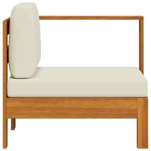 Canapés de jardin au design moderne et unique, en teck de qualité, avec des sièges en mousse émouk épaisse et des canapés moelleux - Product Image 3