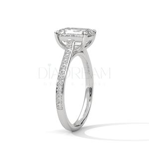 Femmes sur mesure conçu 925 en argent Sterling Solitaire bague de fiançailles griffe réglage Moissanite VVS clarté mariage en gros - Product Image 5