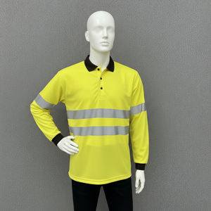 Vêtements de travail de sécurité, t-shirts à manches longues orange, impression personnalisée, vente en gros, chemise réfléchissante d'hiver pour hommes - Product Image 6