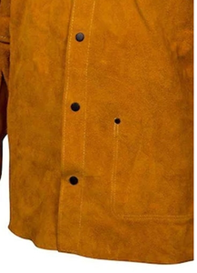 Vache fendue daim cuir 100% imperméable vêtements de travail soudeur veste de sécurité pour souder des vêtements de protection avec une grande durabilité - Product Image 5