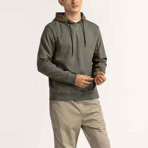 Sudadera con Capucha Básica para Hombre, 100% Algodón, Manga Larga, Corte Regular, Opciones de Varios Colores, Tinte Liso, MOQ Bajo, Directo de Fábrica - Product Image 4