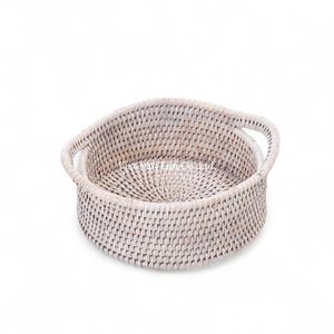 Traditional Vietnamese Rattan <b>Tray</b> Handmade For Serving And Decorative Use In Modern Home Interior - Product Image 4