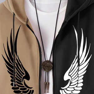 Vente en gros de sweat à capuche personnalisé en coton imprimé épais pour hommes, bicolore, colour block basics hiver sweat à capuche en coton mélangé - Product Image 3