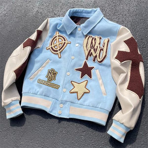 Chaqueta Universitaria de Invierno para Hombre, Estilo Bomber, con Bordado Chenille de Alta Calidad y Logotipo Personalizado - Product Image 1