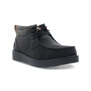 Stivali Chukka Vintage da Uomo in Ecopelle Impermeabili con Fodera in Vera Pelle Stile Casual Nero per l'Inverno Taglia 12M - Product Image 1